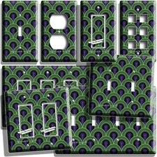 SHINING OVERLOOK HOTEL GREEN PURPLE CARPET LIGHT SWITCH OUTLET WALL PLATES DECOR