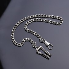 1PC Plated Pocket Watch Chain Key Chain Watch Fob Chain Pocket Watch Keychain