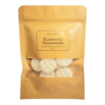 Blueberry Cheesecake Soy Wax Melts 3oz | Food Wax Melts | Waffle Shaped 