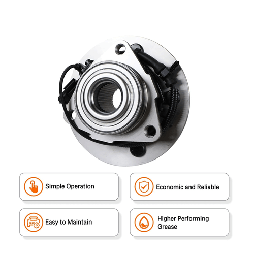 Timken-HA590515 Front Wheel Hub Bearing Assembly Set For 2012- 17 18 19 Ram 1500 - Picture 7 of 10