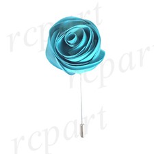 New formal Men's Suit chest brooch blue flower lapel pin wedding fashion prom