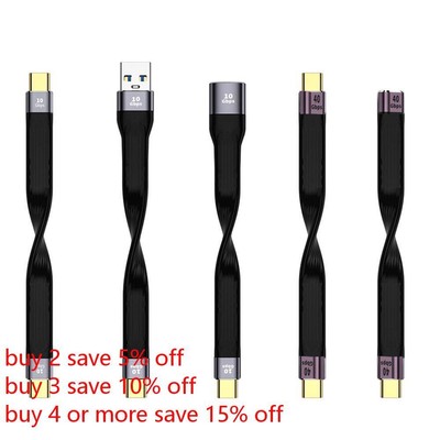40Gbps 20V/5A Kurzes USB-C-Kabel Schnell ladekabel Daten kabel Typ C PD 100W
