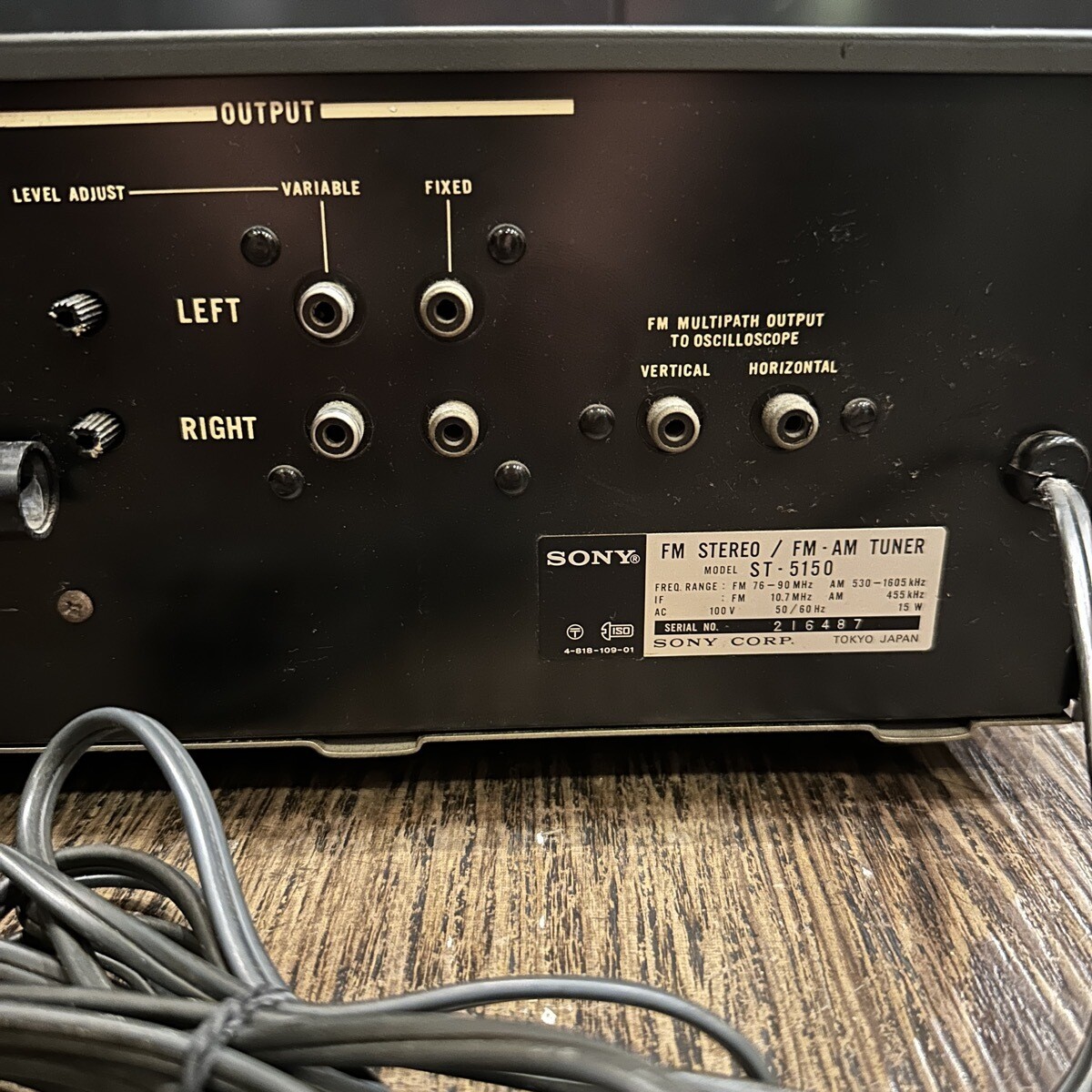 Sony ST-5150 AM/FM Stereo Tuner WORKS F/S from JAPAN | eBay