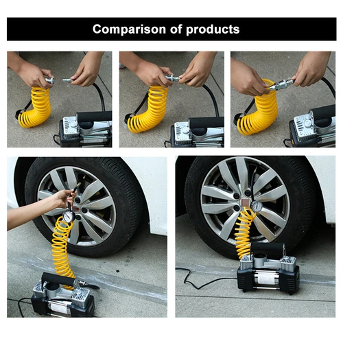 HEAVY DUTY 12V Portable Car Air Compressor Auto Tire Pump Tyre Inflator 150 PSI - Picture 12 of 15