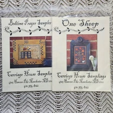 2 Carriage House Samplings Cross Stitch Patterns