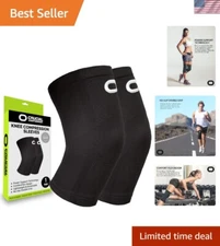 ComfortFlex No-Slip Knee Sleeves - Pain Relief & Stability for Active Adults