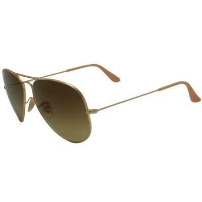 gold brown gradient aviators