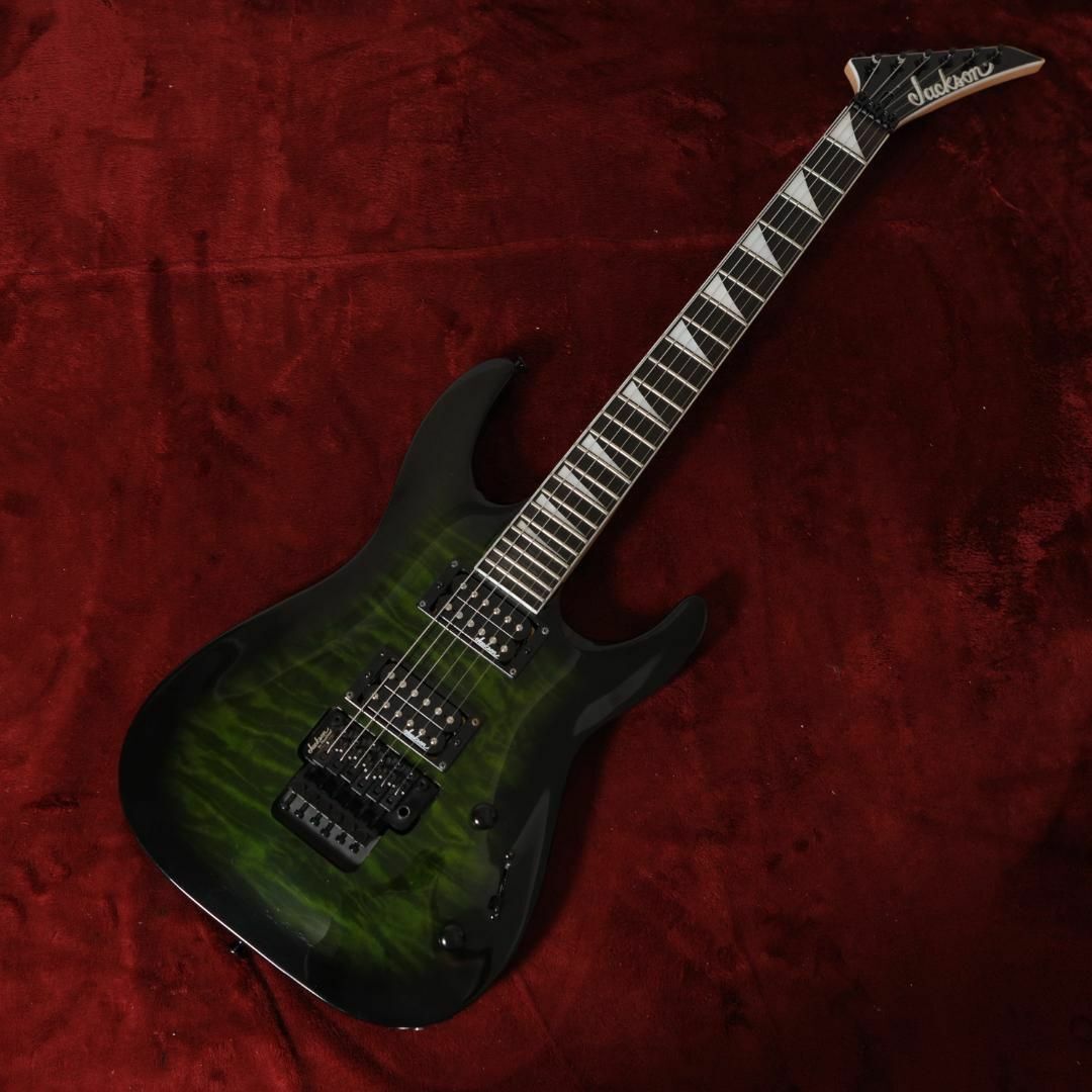 【最終値下】Jackson JSシリーズ　エレキギター JS32Q DKA 緑 JACKSON ( ジャクソン ) JS32Q DKA Dinky Arch Top, Transparent
