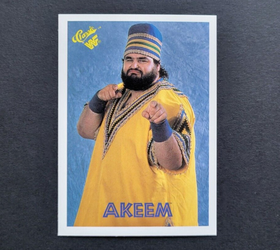 1990 WWF Classic AKEEM RC Rookie Card #25 WWE