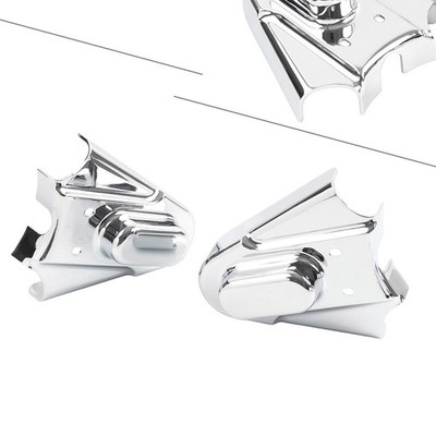 Chrom Heck Phantom Schwingenachse Abdeckungen Set für Harley Softail Bad Boy