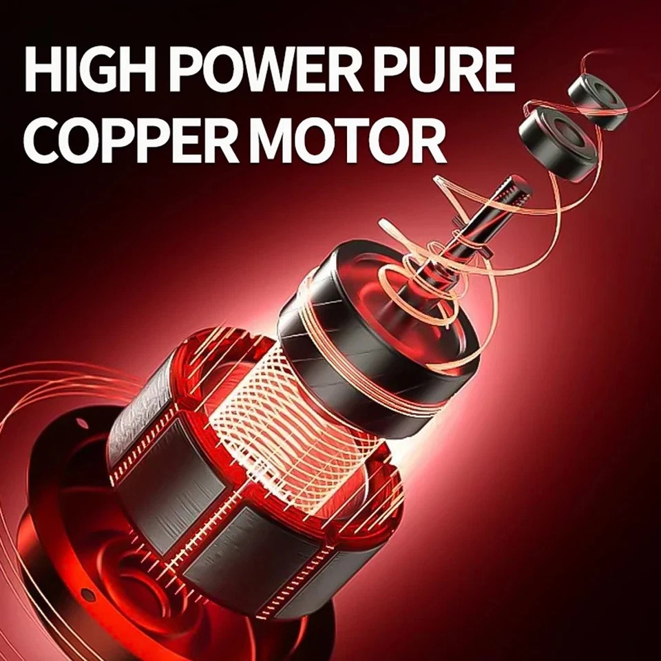 Cordless Ratchet 3/8" Right Angle Wrench Impact Power Tool w/2 Battery 4 Socket* - Image 4 of 4