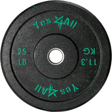 2" Bumper Plate, 10-190 LB Olympic Rubber Weight Plate with Steel Hub for Weight