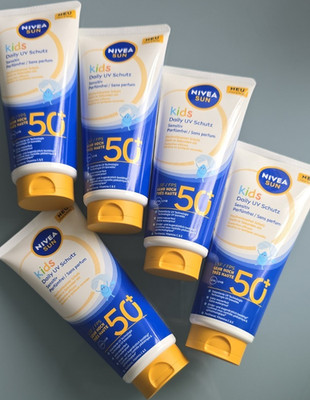NIVEA Sun Kids Daily UV Schutz Sensitiv Sonnenschutz parfümfrei UVA LSF 50+