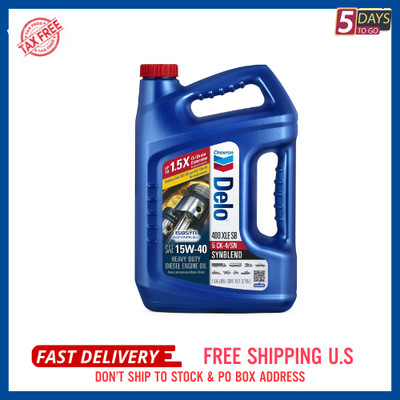 Delo 400 XLE SB Synthetic Blend SAE 15W-40 Heavy-Duty Diesel Motor Oil 1 Gallon