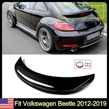For Volkswagen Beetle 2012-2019 Spoiler Lip Factory Style Gloss Black Hatchback