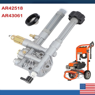 #ad Troy Bilt Complete Pressure Washer Pump Head Fits For RMW SRMW Pumps AR42518 $33.49