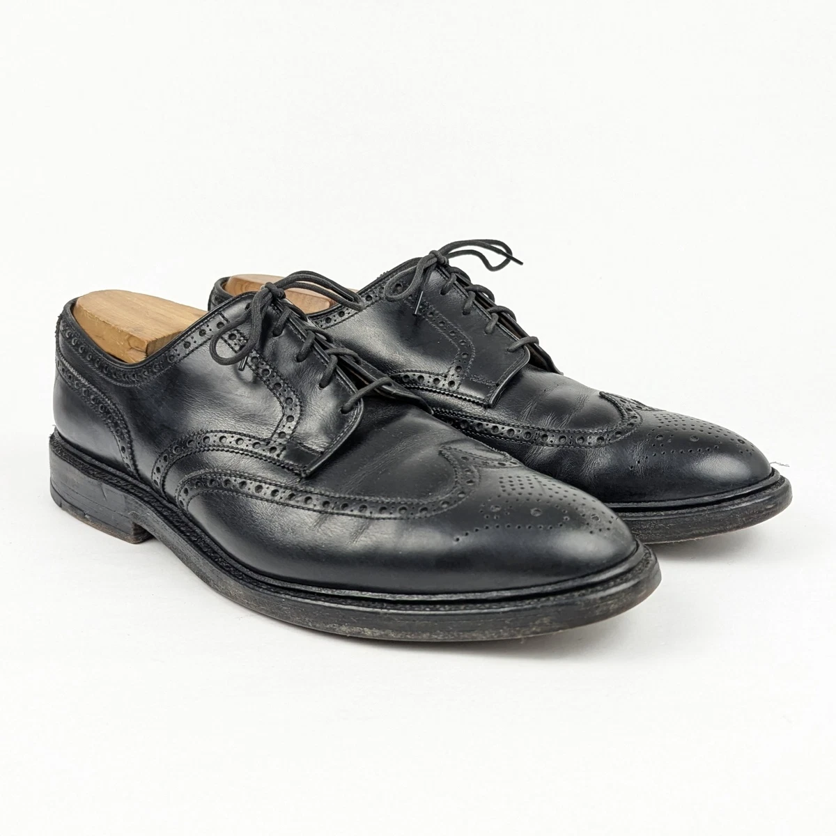 Polo Ralph Lauren Black Wingtip Dress Shoes for Men for sale | eBay