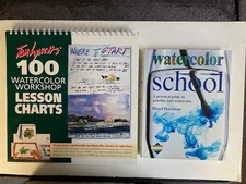 Tom Lynch's 100 Watercolor Workshop Lesson Charts +Watercolor school by Harrison