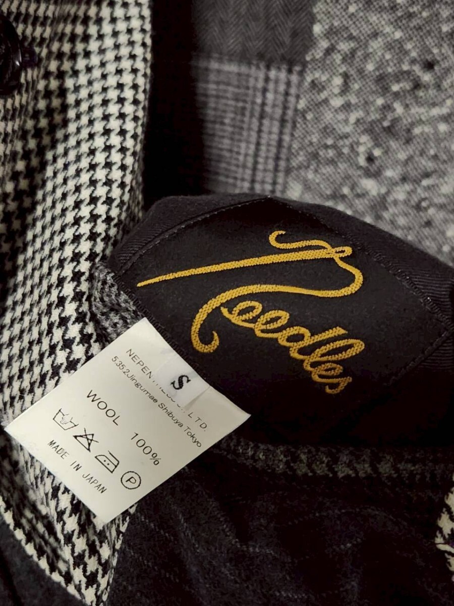 Needles Reversible Patchwork Jacket S Black - image 7