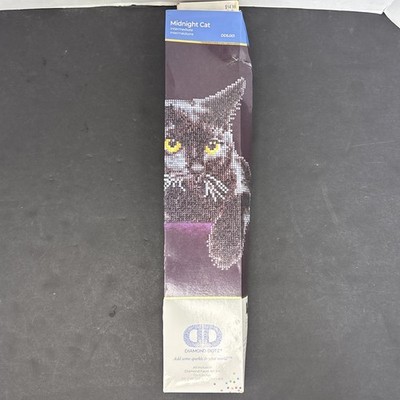 Diamond Dotz Midnight Cat Diamond Painting Kit New, Sealed Hobby Lobby