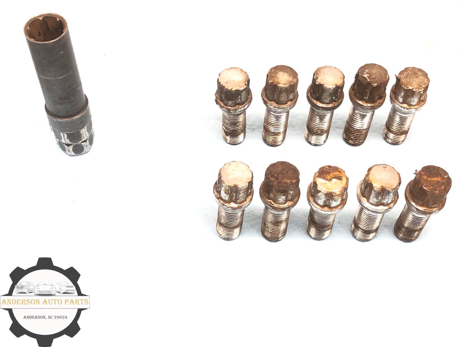 2014-2020 MASERATI QUATTROPORTE WHEEL RIM LUG NUT SET X20 W/ SECRET KEY OEM