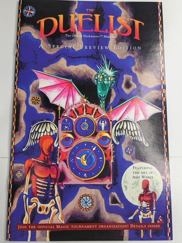 The Duelist A Special Preview Edition MTG Wizards Of The Coast Vintage HTF