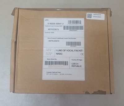 Xerox FAX7KIT 497K22670 1-Line CIF Vocal Fax Kit Interface Card