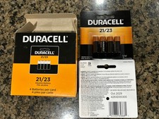 Duracell 21/23 12v Batteries -NEW 6 Cards of 4 Each NEW