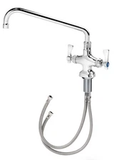 Krowne Metal 16-312L Royal Deck Mount Double Pantry Faucet 12" Spout