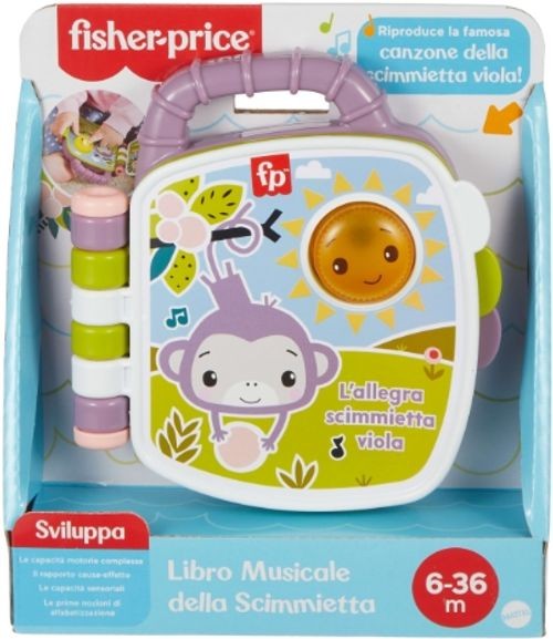 Merchandising Mattel: Fisher Price - Libro Musicale Della Scimmietta