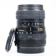 Quantaray 55-200mm f/4-5.6 QD Zoom Lens Canon EF Mount Clean Optics