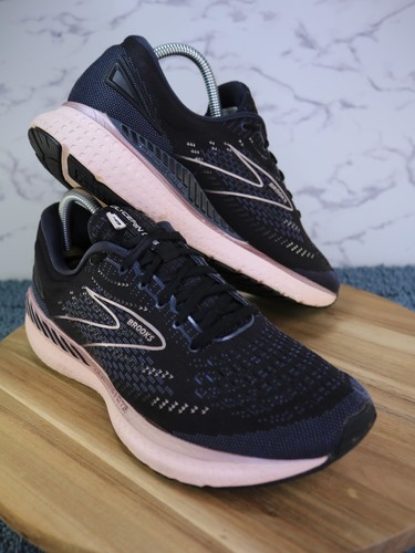 Brooks Glycerin GTS 19 Black Pink Athletic Running Shoe 1203441B074 Women Sz 11B - Picture 2 of 24