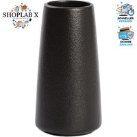 Vase Schwarz Matt 20Cm Keramik Blumenvase Boho Deko FüR Pampasgras Tischdeko