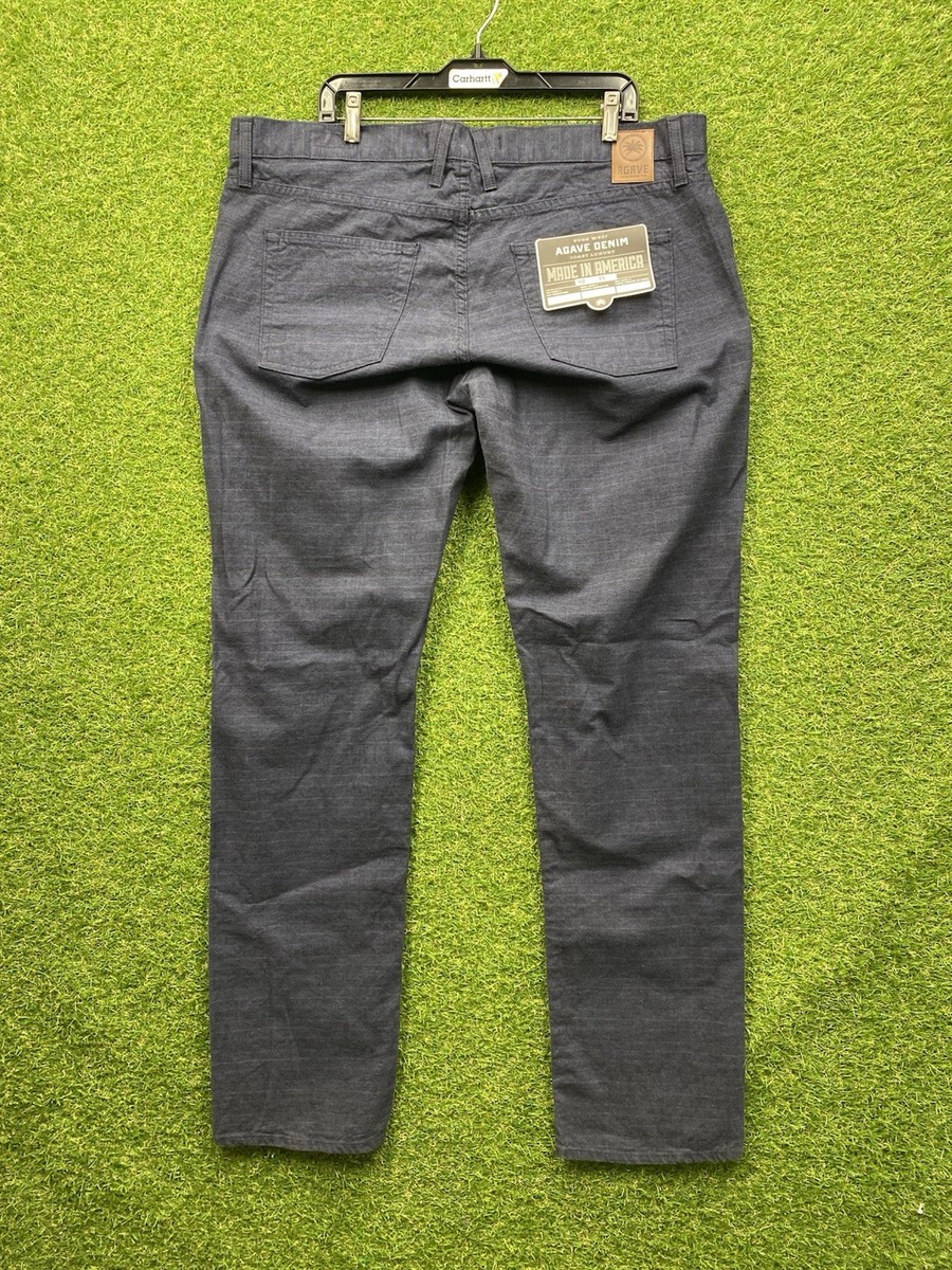 Agave Denim Rocker Jeans Mens 40x35 Blue With Stripes Classic Taper Preppy  NWT | eBay