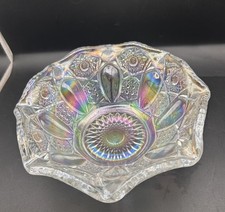 Vintage LE SMITH Carnival Iridescent Comet In...