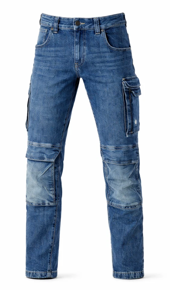 e.s. Cargo Arbeitsjeans Stretch – robuste Workwear Jeans Handwerkerhose - Bild 1 von 1