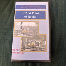 CSX At Point Of Rocks Big ?E? Productions VHS Tape Train Video Railway Railfan