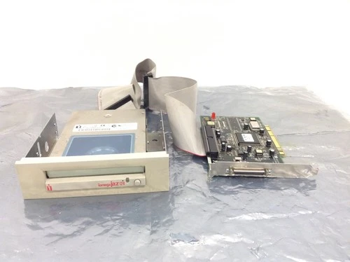 Iomega Jaz 2GB Drive V2000SI w/Adaptec AHA-2940 SCSI PCI Controller WORKING