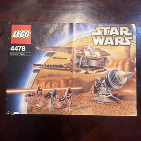 LEGO Star Wars: Geonosian Fighter (4478) W/ Mini Figs & Instructions!
