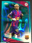 2025-26 Topps Chrome UEFA Lamine Yamal #10 Teal Lava Refractor /299