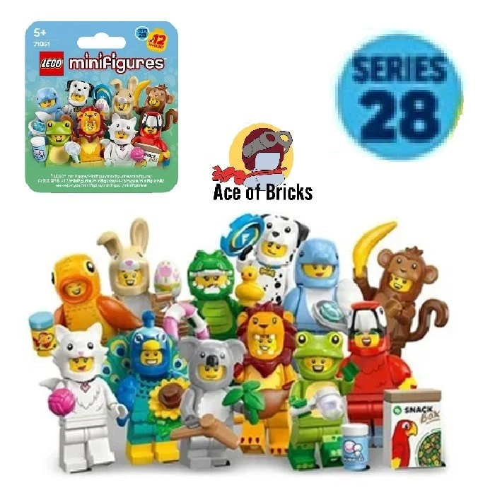 LEGO 71051 Minifigures Series 28 Animal Costume - Complete Set of 12 (PRE-ORDER)