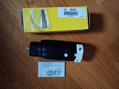Hubbell Wiring Device-Kellems Cs8364c Locking Connector, Non-Nema, 50 A, 250V