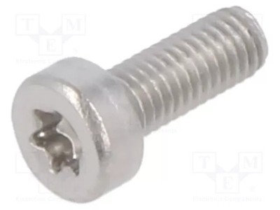 M3x8 0,5 Torx A2 Edelstahl Schraube Kopf: Zylinder TX10