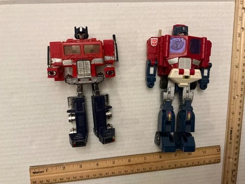 Vintage G1 Transformers Optimus Prime Figure Parts Lot Hasbro 1980s Autobots