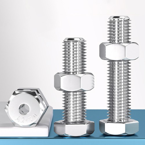 Hex Head Bolts Cap Hollow Screws + Full Nuts A2 Stainless Steel M12 M14 M16 M20 - Picture 4 of 48