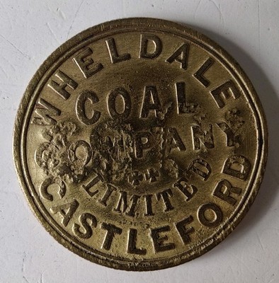 Wheldale Coal Company Limited Castleford Pay Ticket 1093 Miners Memorabilia