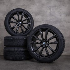 BMW X3 X4 Winterräder 20 Zoll G01 G02 Felgen 699 M 7916265 7916266 jet black