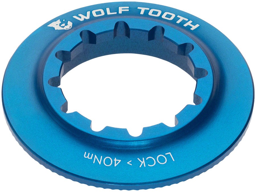 Wolf Tooth Blue Centerlock Rotor Lockring Internal Spline 7075-T6 Aluminum 4390₽