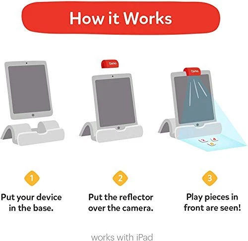 Osmo - Kit de inicio de codificación para iPad - 3 juegos prácticos de aprendizaje - Edades 5-10+ - Foto 3 de 4