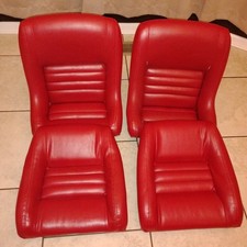 Red Corvette C3 Seats - Corvette America Brand